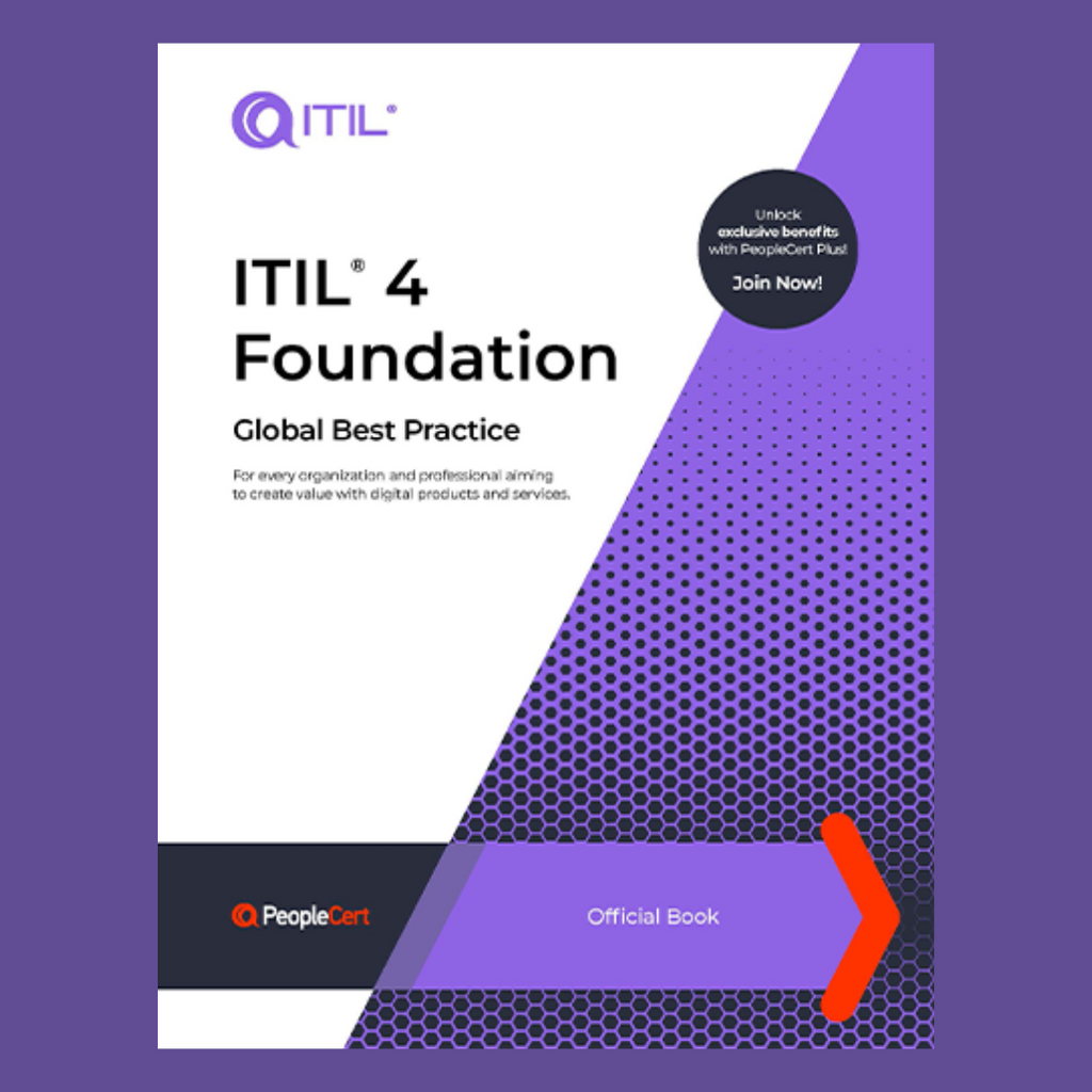 Capa da publicação oficial ITIL 4 Foundation da PeopleCert